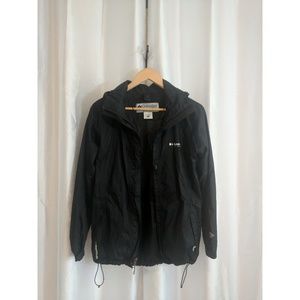 Columbia Black Rain Jacket (size S)